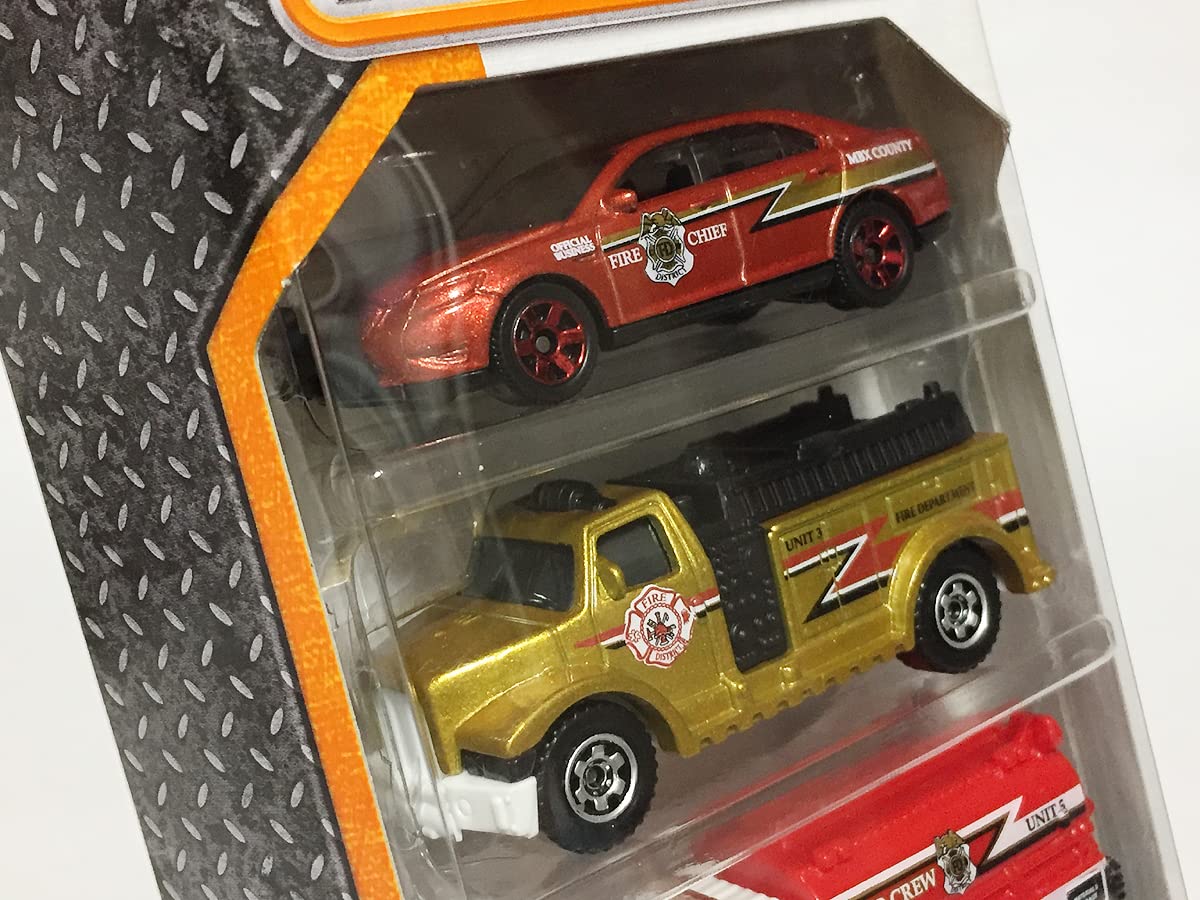 Amazon.co.jp: ミニカー matchbox マッチボックス FIRE BRIGADE 5-PACK